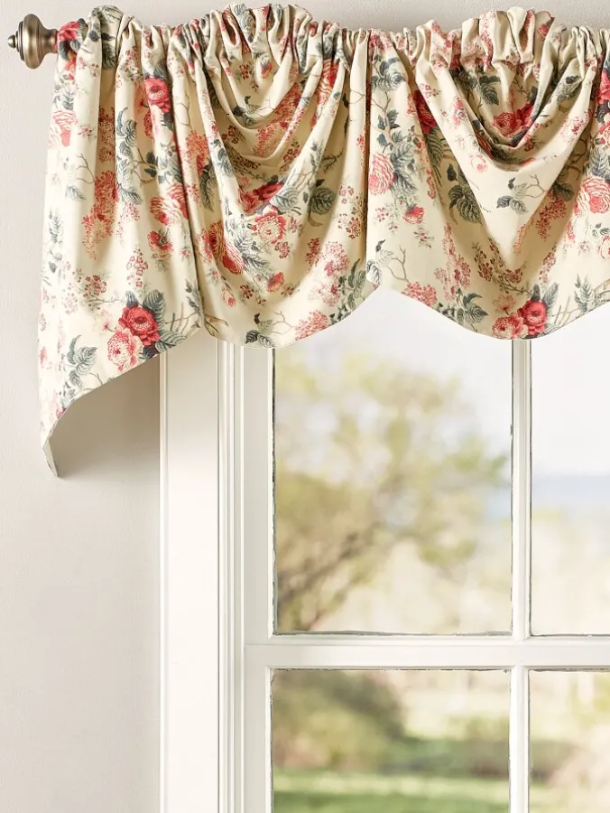 Abbey Rose Austrian Valance