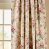 Abbey Rose Lined Rod Pocket Curtains
