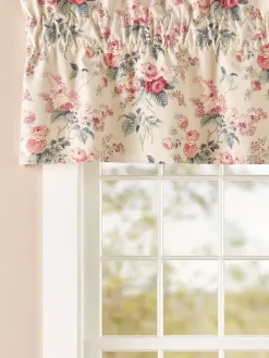 Abbey Rose Lined Rod Pocket Tailored Valance