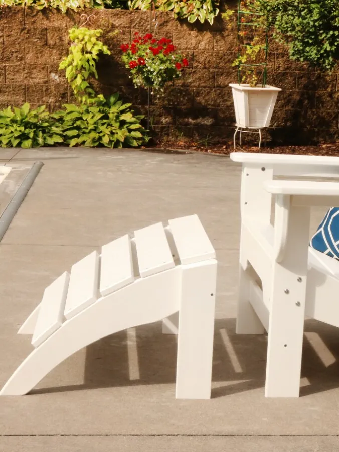 All-Weather Wide Adirondack Ottoman
