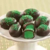 Almond Marzipan Drops Covered in Dark Chocolate
