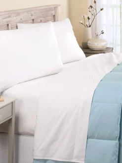 American Dream USA-Made Cotton Percale Sheet Set