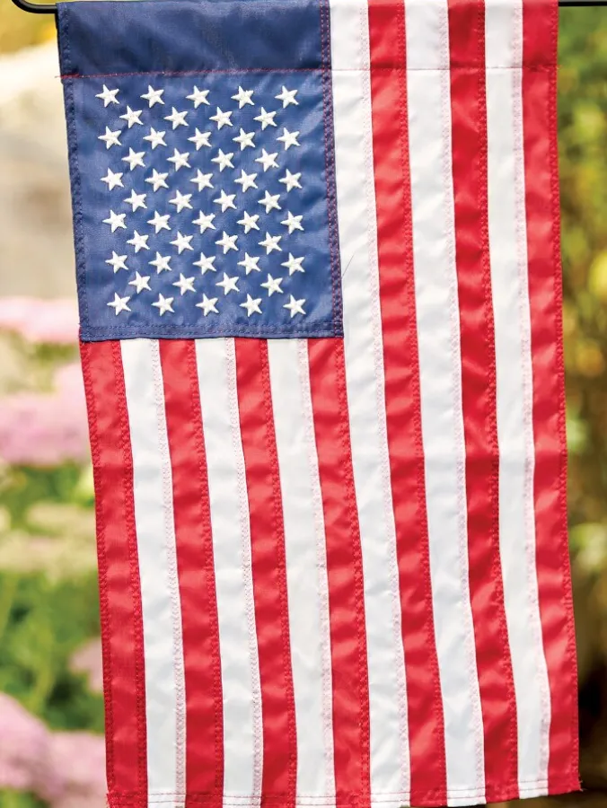 American Flag Garden Banner