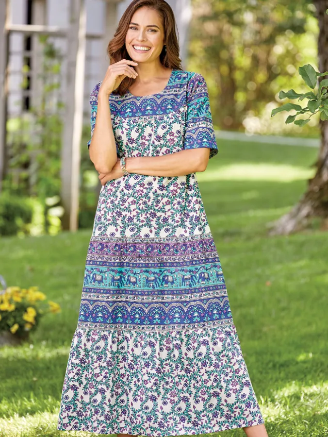 Ankle-Length Cotton Muumuu