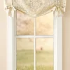 Antiqued Watercolor Rod Pocket Tie-Up Valance by Country Curtains®