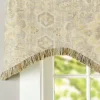 Antiqued Watercolor Rod Pocket Scalloped Valance by Country Curtains®