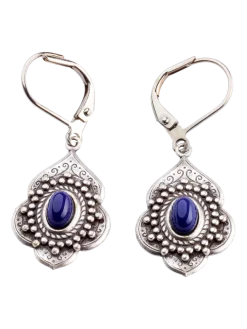 Antique Medallion Drop Earrings