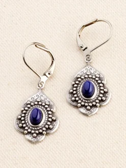 Antique Medallion Drop Earrings