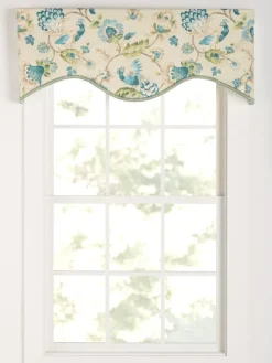 Arianna Lined Rod Pocket M-Shaped Valance by Country Curtains®