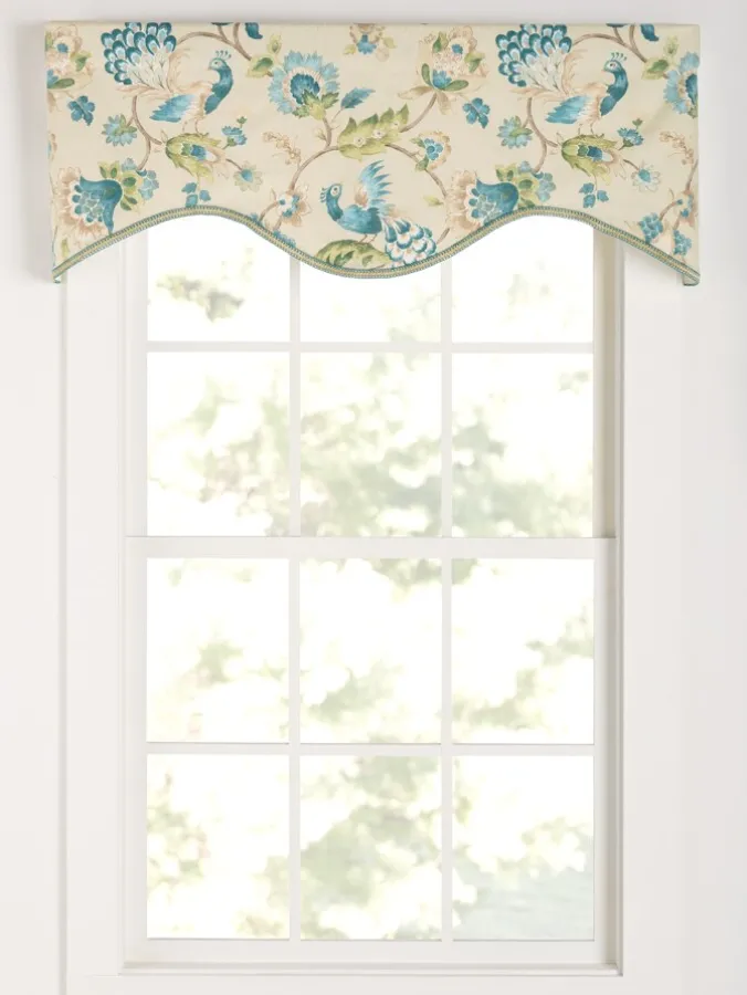 Arianna Lined Rod Pocket M-Shaped Valance by Country Curtains®