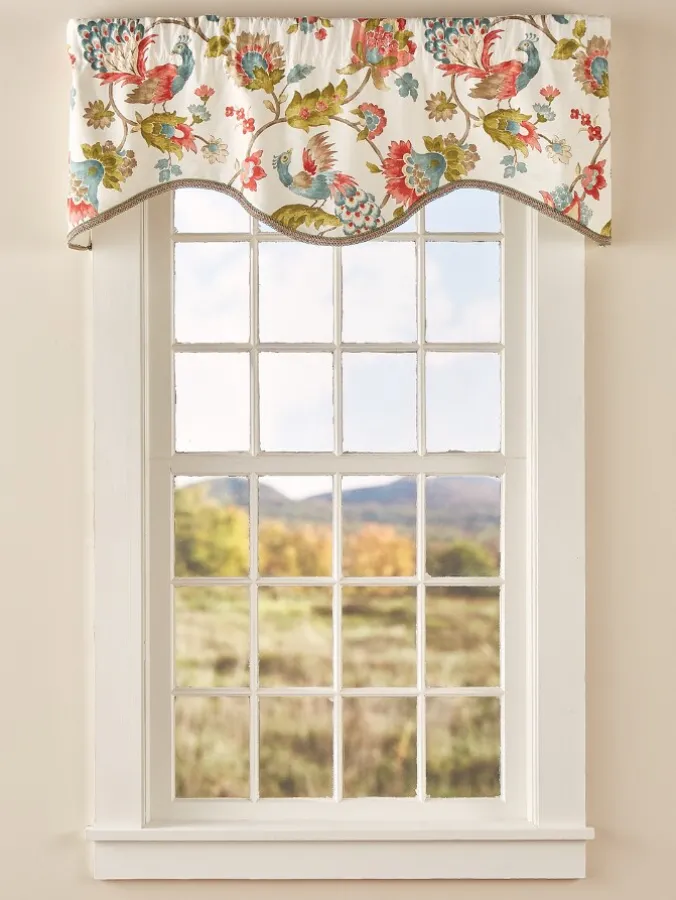 Arianna Lined Rod Pocket M-Shaped Valance by Country Curtains®