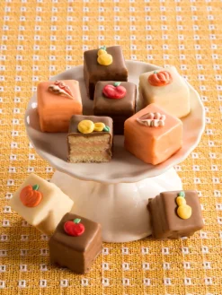 Autumn Petit Four Assortment, 12 Cakes