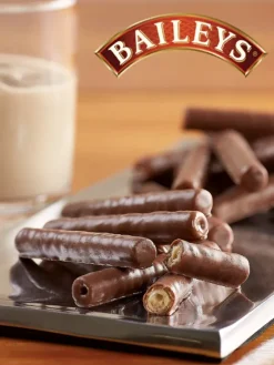 Baileys Irish Cream Chocolate Wafer Twists