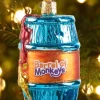 Barrel of Monkeys Blown-Glass Christmas Ornament