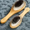 Bass Boar Bristle and Wire Pin Oval Pet Brush