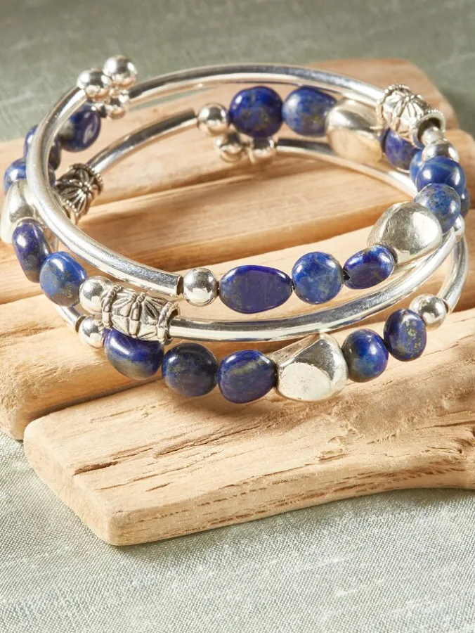 Beaded Coil Bracelet