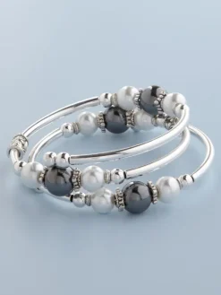 Beaded Coil Bracelet