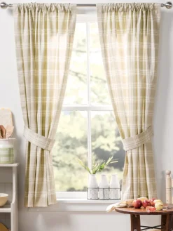 Bentley Plaid Rod Pocket Curtains by Country Curtains®