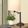 Benton Rubbed Bronze Swing-Arm Table Lamp