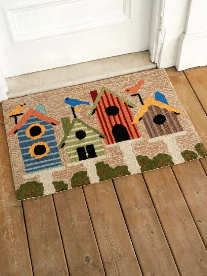 Birdhouse Buddies Indoor/Outdoor Rug and Doormat
