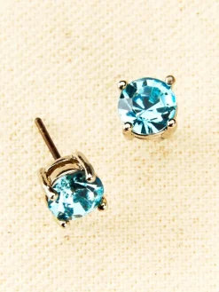 Birthstone Stud Earrings