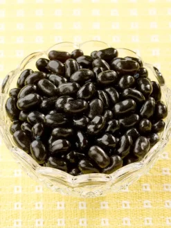 Black Licorice Jelly Beans, 1 Pound Bag
