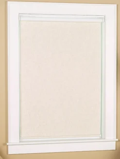 Blackout Cordless Linen-Blend Roller Shade