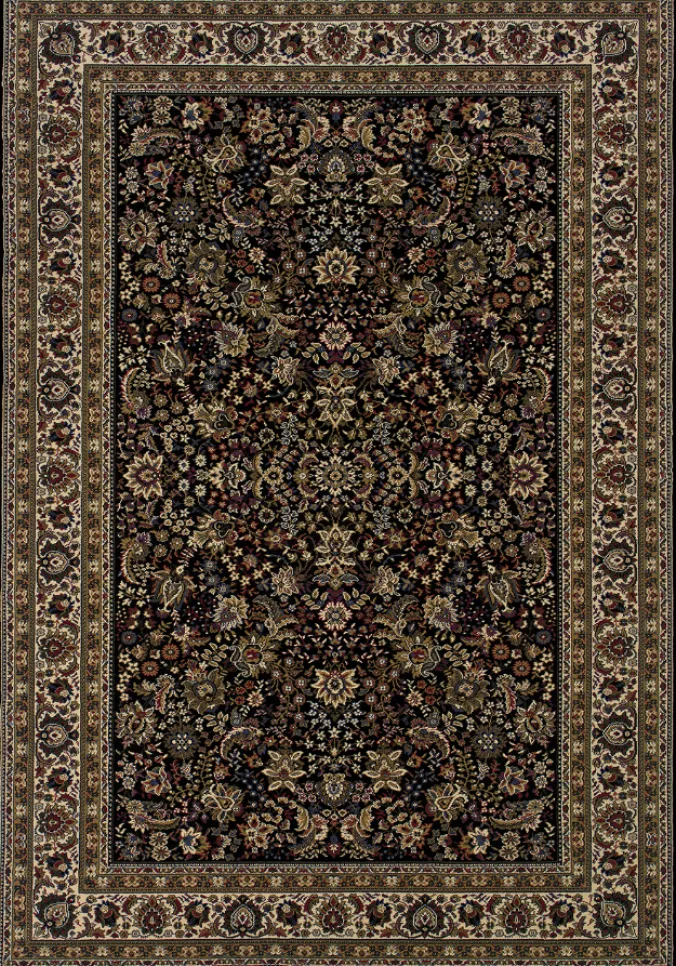 Black Waterford Indoor/Outdoor Area Rug