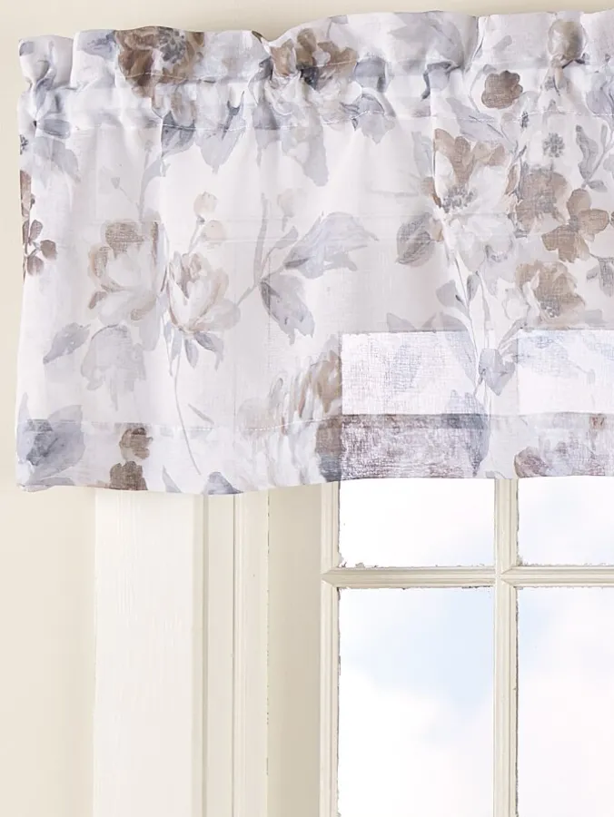 Bloomsbury Sheers Rod Pocket Tailored Valance