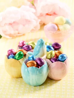 Bluebird and Tulips Candy Dish