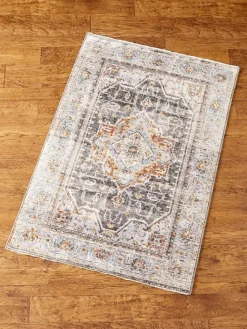Bluestone Distressed Space-Dyed Area Rug