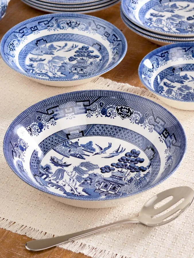 Blue Willow Large Serving Bowl