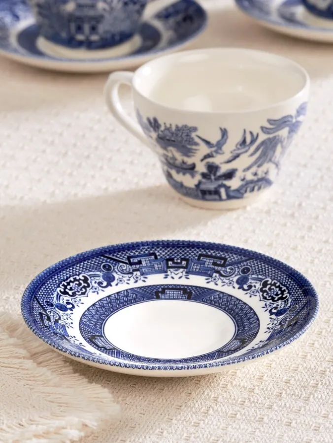 Blue Willow Teacup Saucer