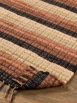Bold Stripe Cotton Rag Rug or Runner