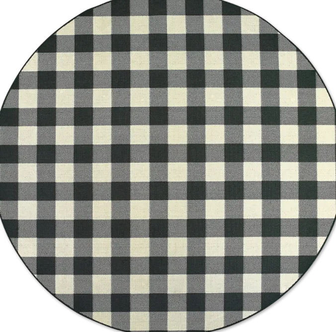 Bradford Buffalo Check Round Area Rug