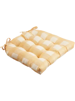Buffalo Check Never-Flatten Chair Cushion by Country Curtains®, In 2 Sizes