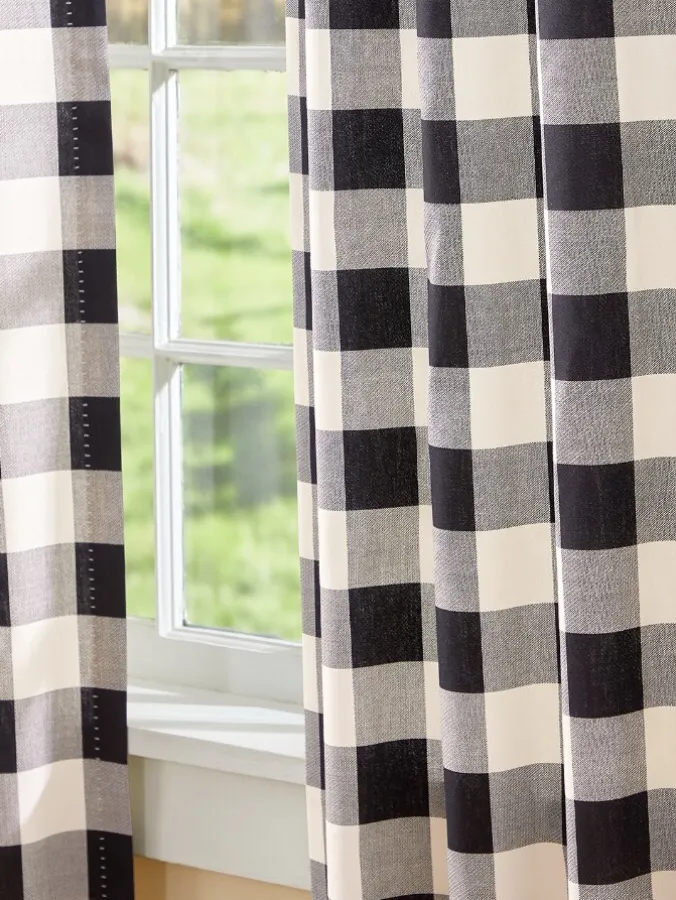 Buffalo Check Rod Pocket Curtains by Country Curtains®