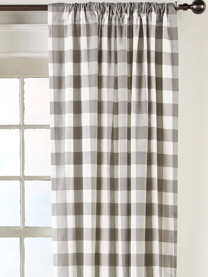 Buffalo Check Rod Pocket Curtains by Country Curtains®