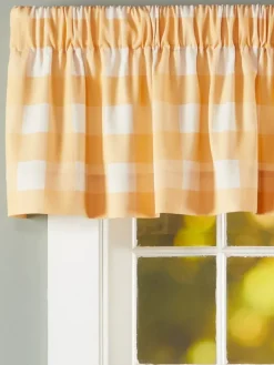 Buffalo Check Rod Pocket Tailored Valance by Country Curtains®