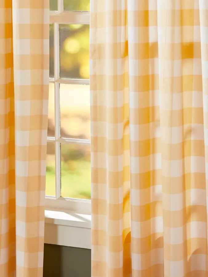 Buffalo Check Tab Top Curtains by Country Curtains®