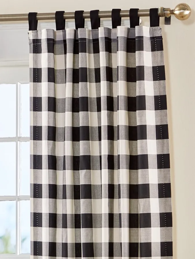 Buffalo Check Tab Top Curtains by Country Curtains®