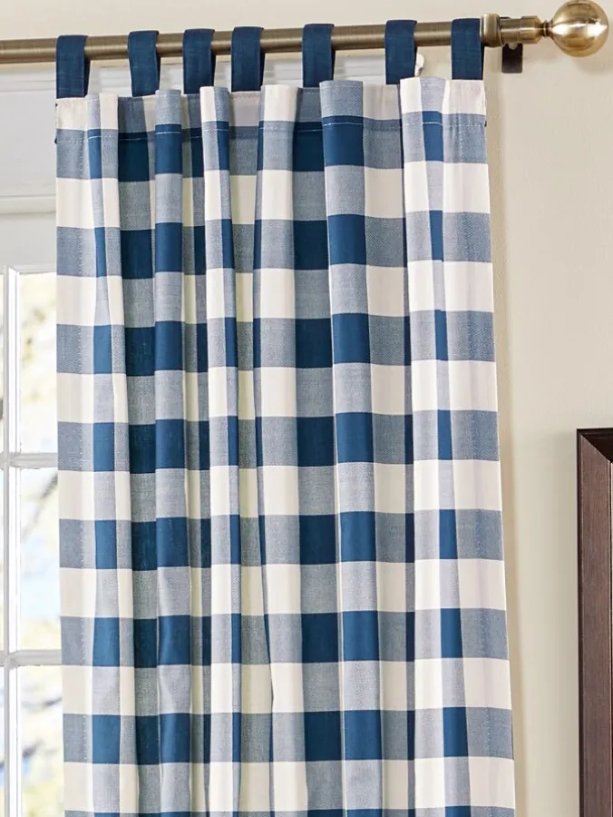 Buffalo Check Tab Top Curtains by Country Curtains®