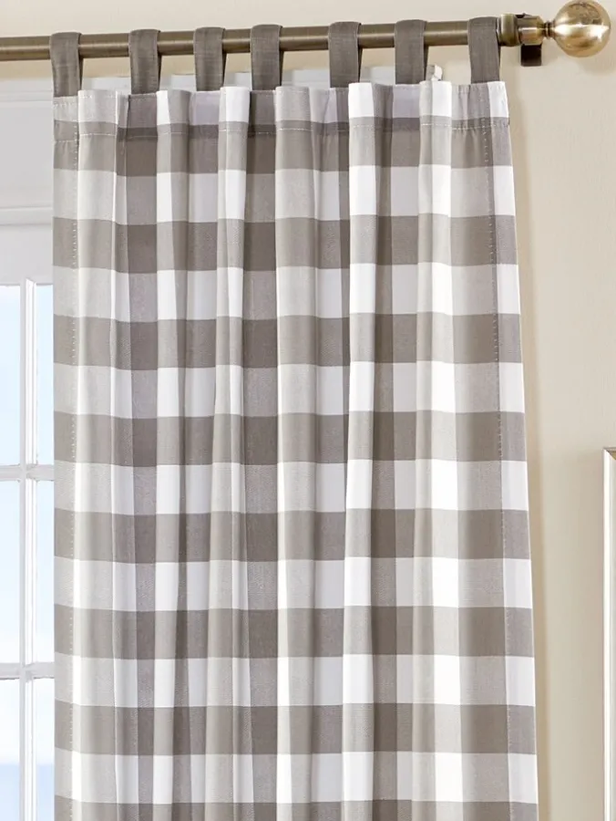 Buffalo Check Tab Top Curtains by Country Curtains®