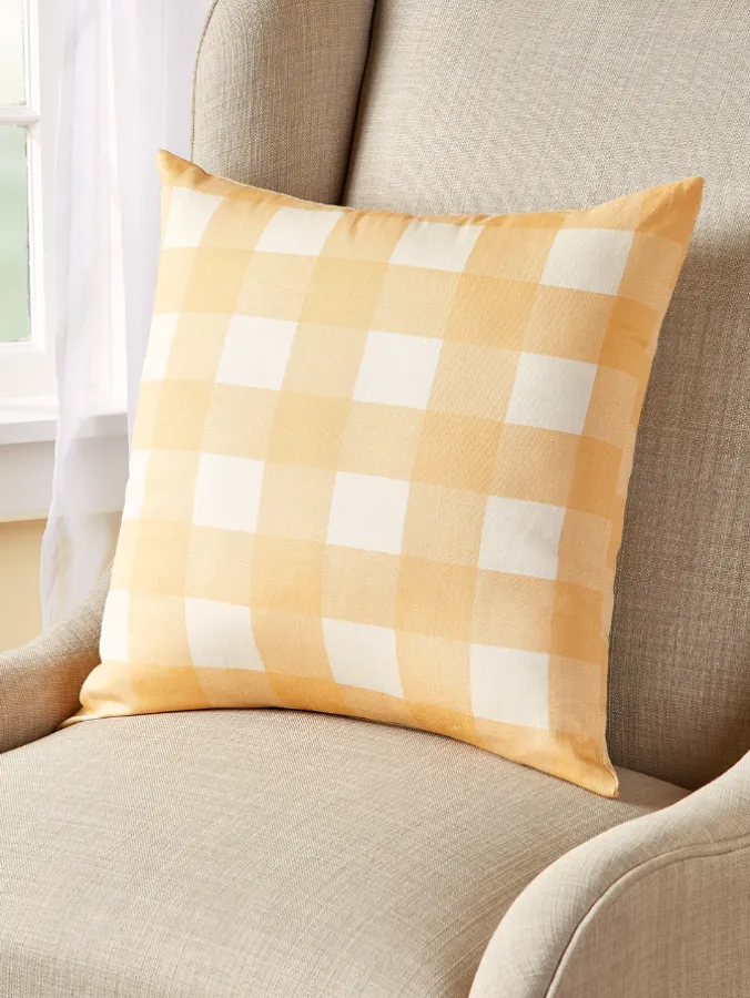 Buffalo Check Throw Pillow by Country Curtains®