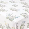 Bunny Garden Portuguese Cotton Percale Fitted Crib Sheet