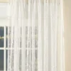 Butterfly Garden Lace Rod Pocket Curtain Panel