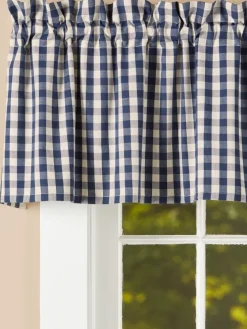 Cabin Check Rod Pocket Insert Valance by Country Curtains®