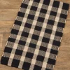 Cafe Check Cotton Rag Rug or Runner