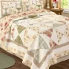 Calico Charm Patchwork Cotton Quilt or Pillow Sham