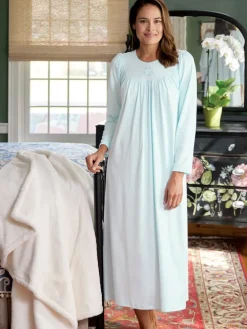 Calida Soft Cotton Long-Sleeve Nightgown